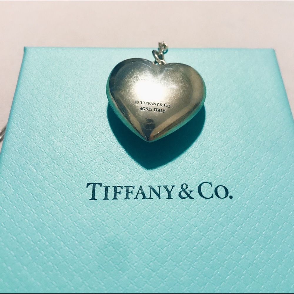 Tiffany Sterling Silver Heart Pendant Necklace - Picture 5 of 8